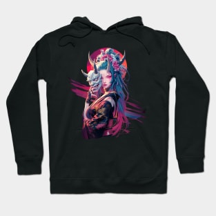 Oni Demon Girl Hoodie